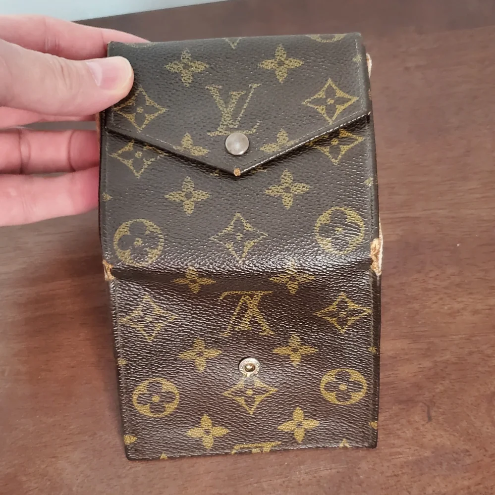 Louis Vuitton Monogram Double Snap Wallet